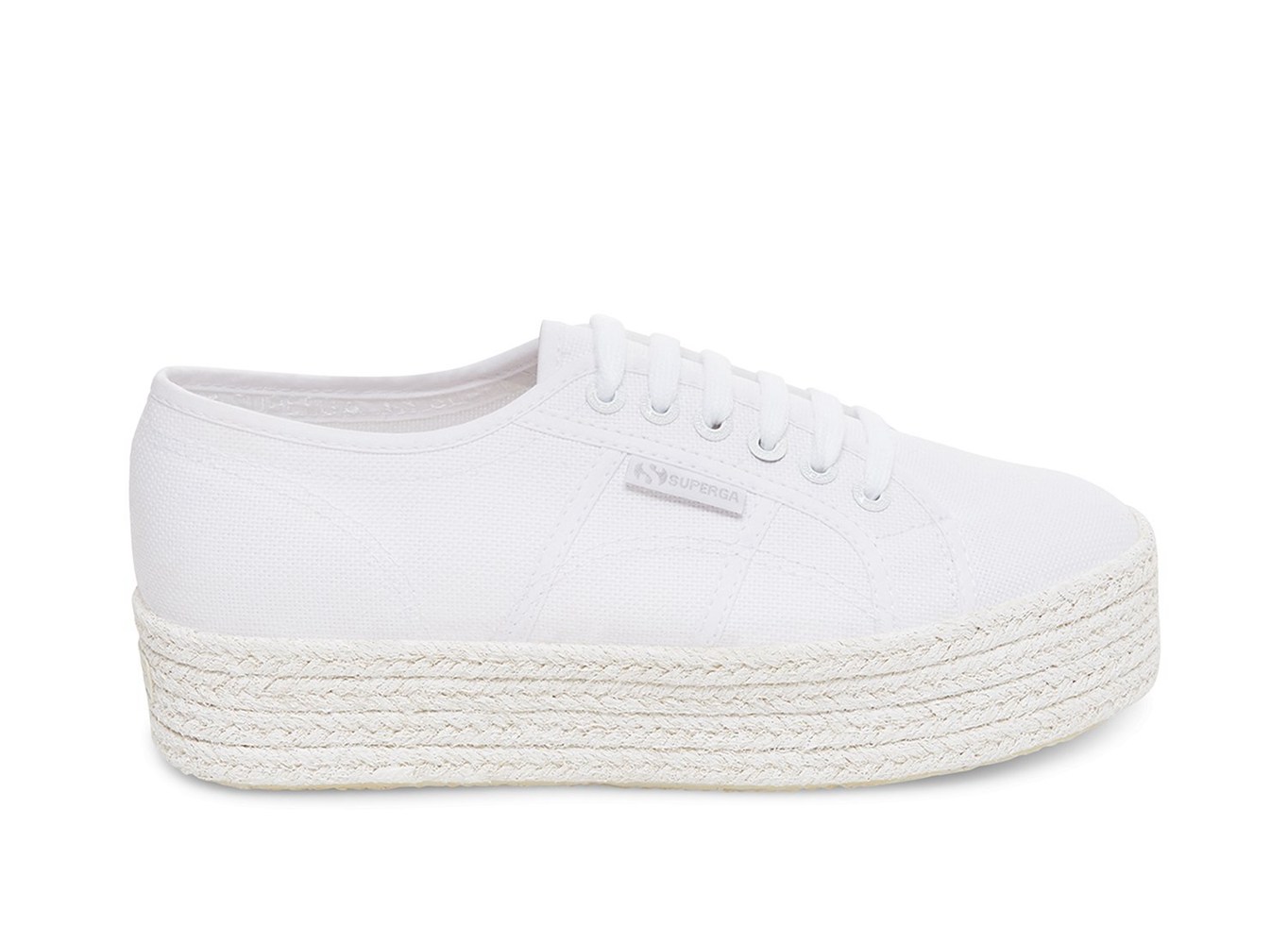 Espadrille Feminino Branco - Superga 2790 Cotcoloropew - JDKQM-7165